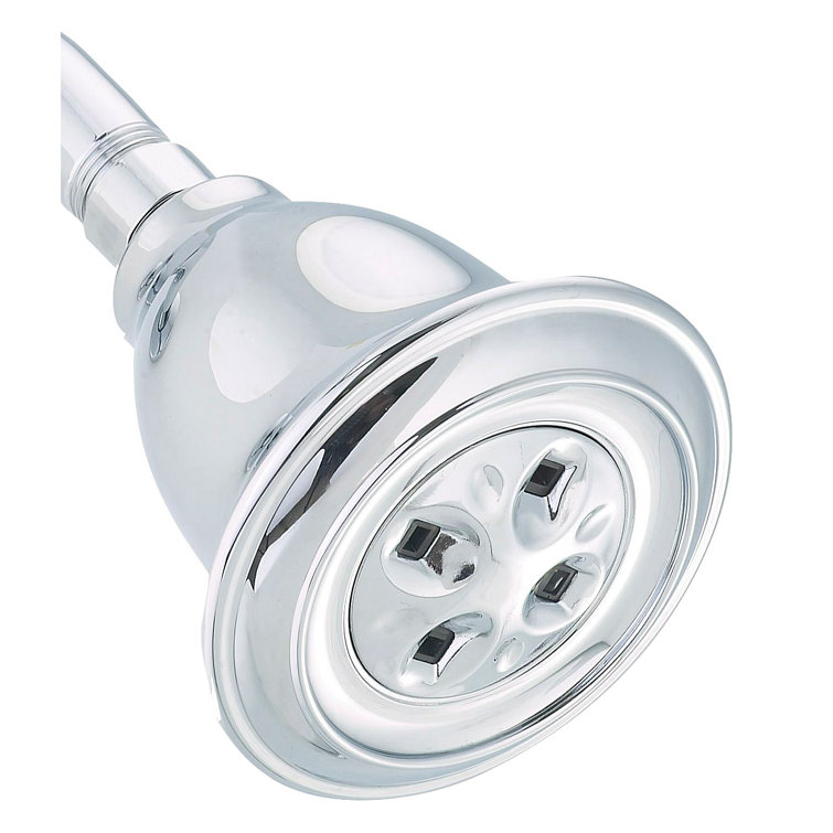 Universal Showering Components 2.0 GPM Shower Head with H2okinetic Technology
