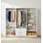 Prosper White Freestanding Walk In Wood Closet System