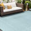 Tapis intérieur / extérieur turquoise Urbina-173469023