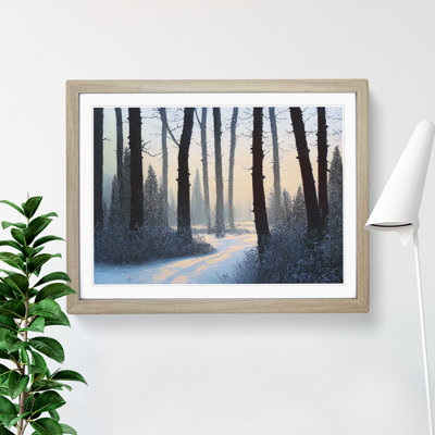 Compelling Winter Forest - Framed Print
