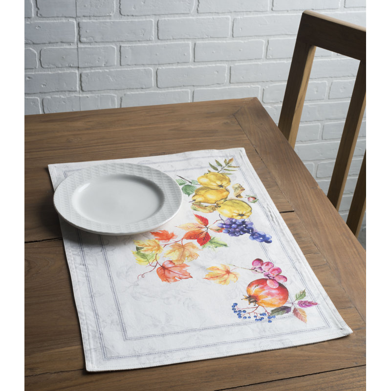 Napperon en coton 13 po fruit d’hiver