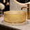 Lavabo de salle de bain rond en verre texturé 14 po Scotch - Collection Timeless