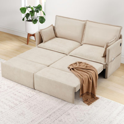 2 Seater Fabric Sofa Bed