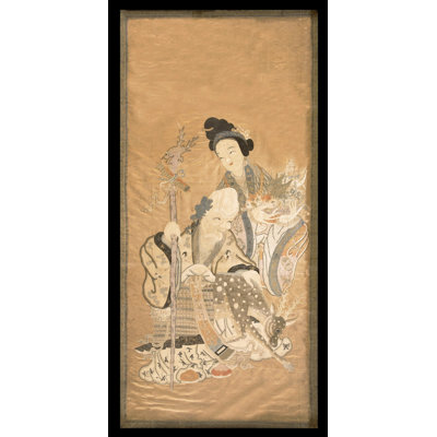 Tapis chinois antique en textile tissé à plat