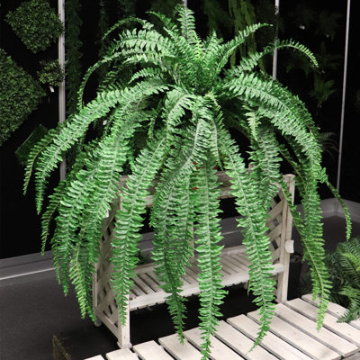 2 plantes de fougère artificielle Boston