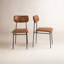 SAILOR DINING CHAIR BROWN-SET OF TWO-272684708