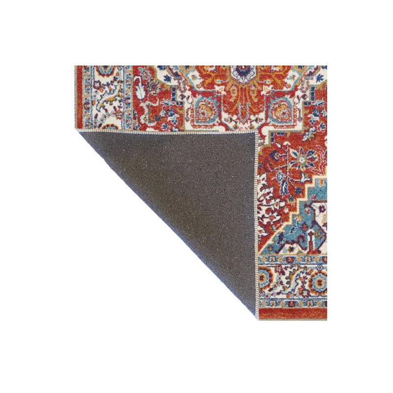 Diamond Pattern Woven Base Decorative Rug, Runner 2'6" x 6'7" Rug Pad Included