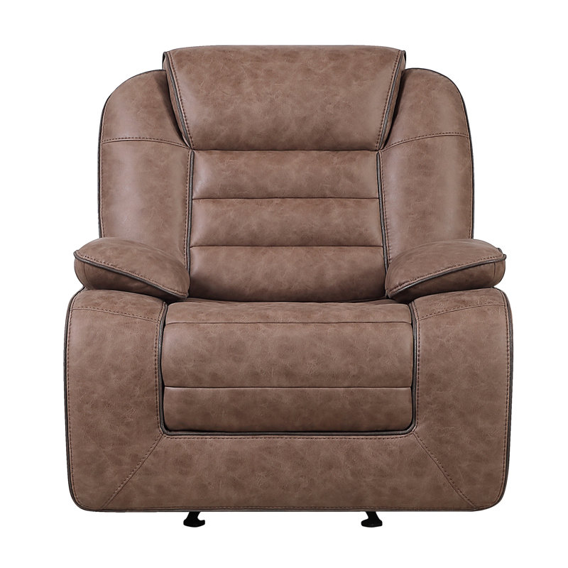 Fauteuil inclinable à bascule brun 2250