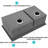16 Gauge T304 Stainless Steel Double Bowl 60/40  30"X19" Undermount Kitchen Sink With 10" Deep Basin, Apron Front Design, Easy - Clean Drain, R10 Rounded Interior, Condensation Layer, Noise Reducing-123589951