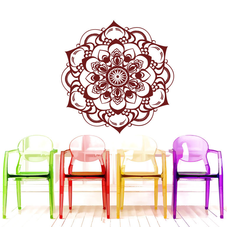 Religious & Spiritual Non-Wall Damaging Wall Decal, Burgundy