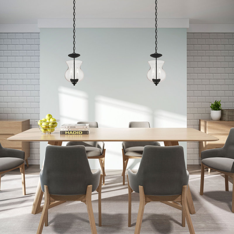 Analycia 2 - Light Matte Black Single Pendant