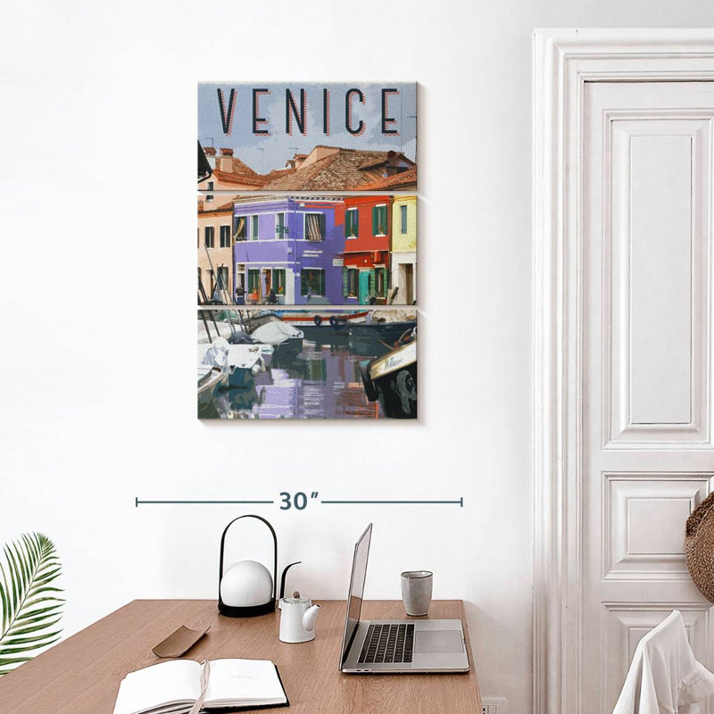 Masam Visit Venice, 32" H x 20" W