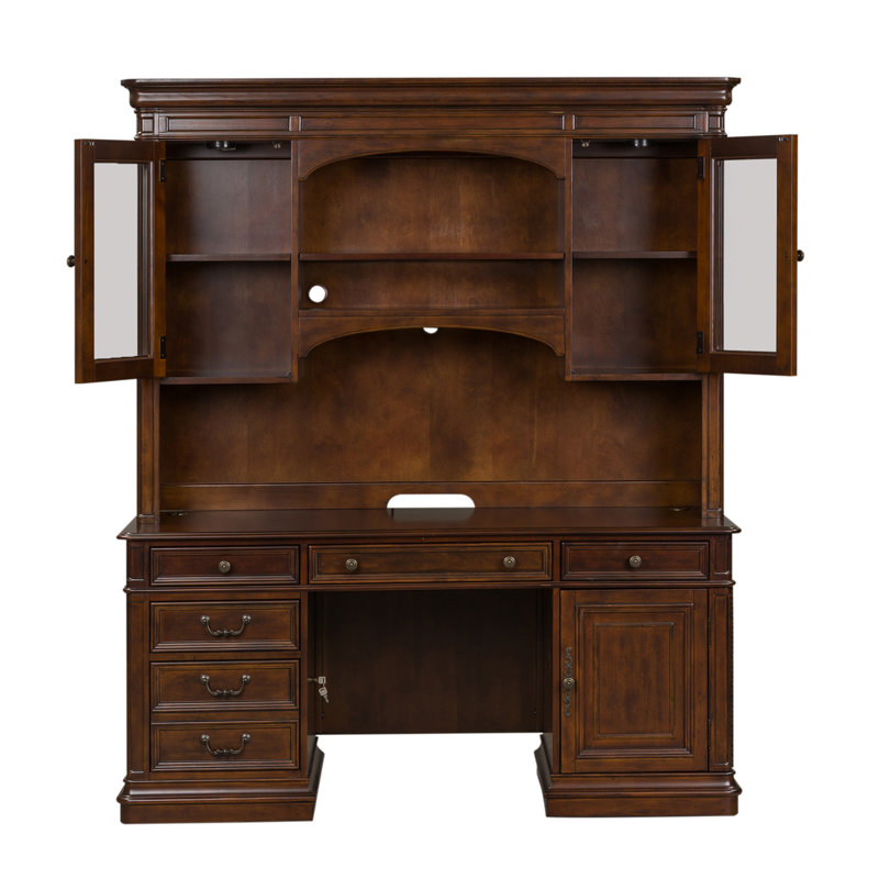 Elixis Credenza and Hutch Set