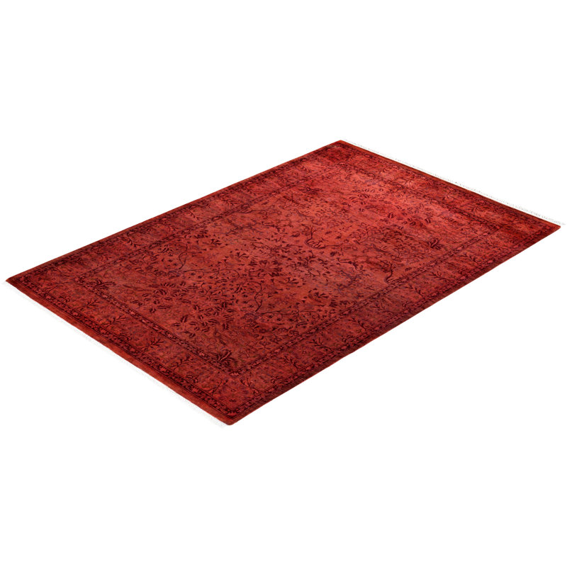 Collierville One-of-a-Kind 4' 2" X 6' 2" Hand Knotted Area Rug