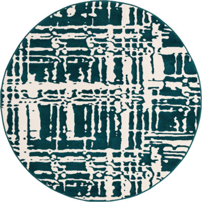 Tapis contemporain brun Bramore