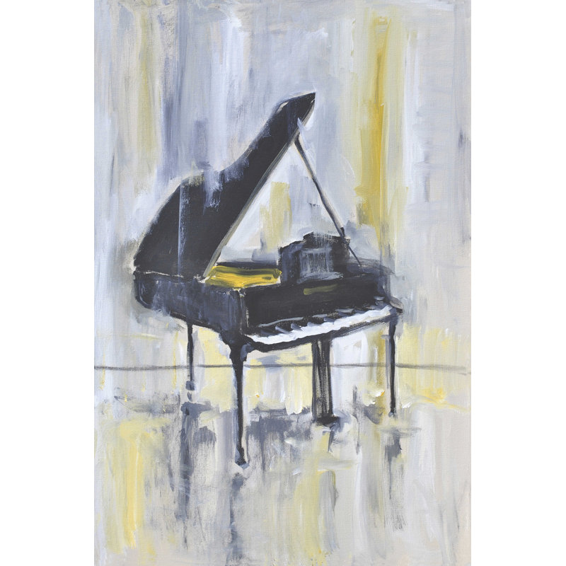Piano en or II, H 48 po x l 36 po