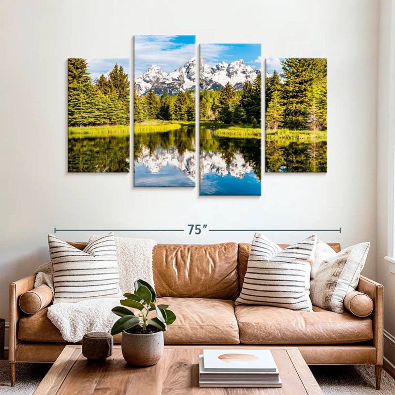 Alvord Grand Teton Greenery, 42" H x 68" W