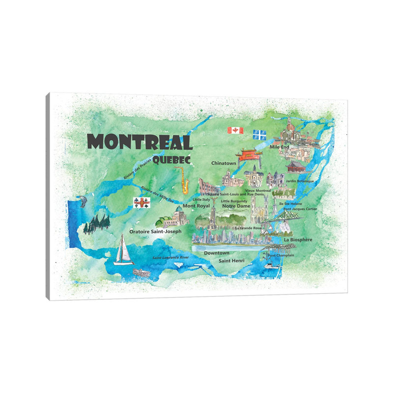 Montreal, Quebec, Canada Travel by Markus & Martina Bleichner - Wrapped Canvas Print, 101.6 cm H x 66.04 cm W x 3.175 cm D