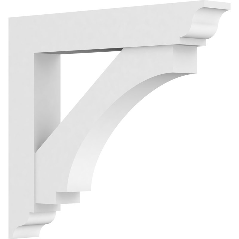 Support standard en uréthane Signature Imperial avec extrémités traditionnelles, brun clair apprêté