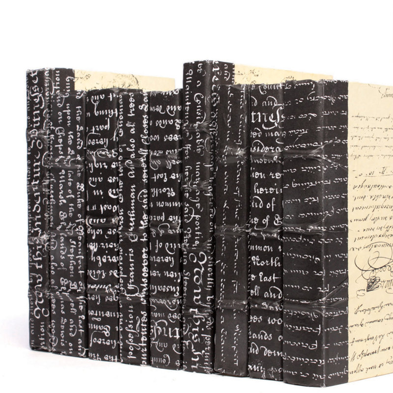 Ensemble de livres décoratifs 8 pièces pour papier de ronde