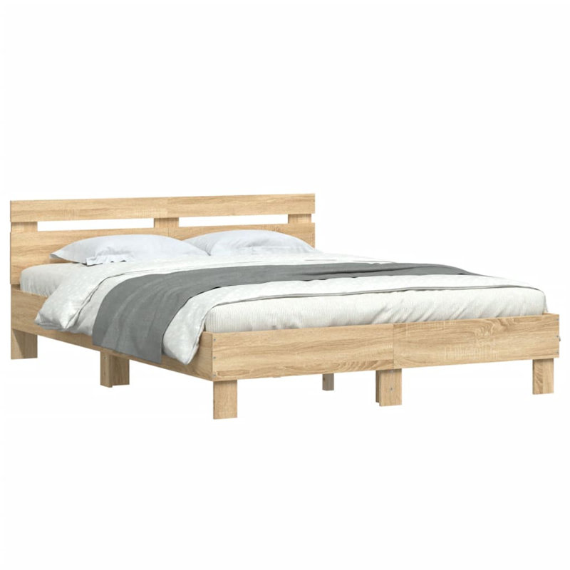 Ninabelle Bed, Sonoma Oak, King ( 150 x 200 cm)