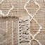 Tapis ivoire / blanc en jute / sisal tissé à la main Eurodicus Southwestern-671784748