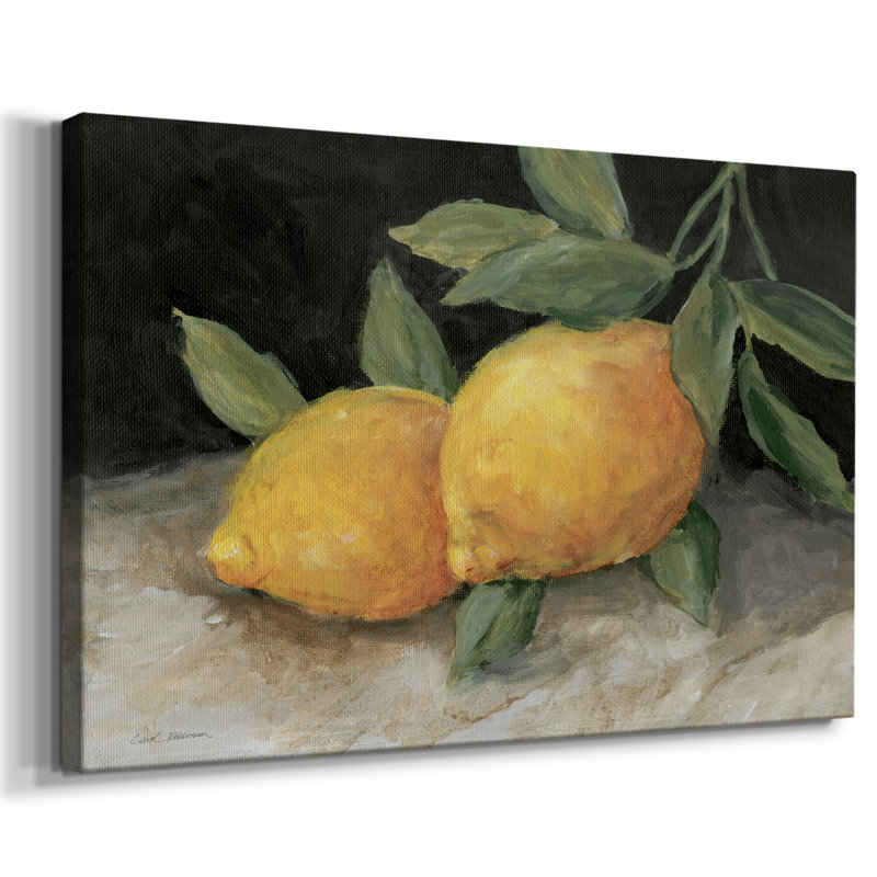 Citrons zestés II - Cavas enveloppés de galerie, 24 x 36