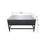 Table basse à plateau relevable gris avec rangement, parfaite pour la vie moderne et la fonctionnalité améliorée