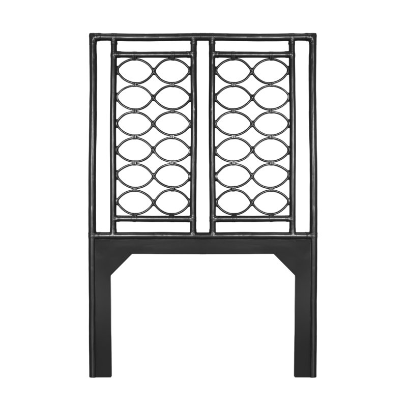 Infinity Low Profile Platform Bed, Black, Twin
