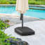 Base de parasol autoportante en plastique Brendon