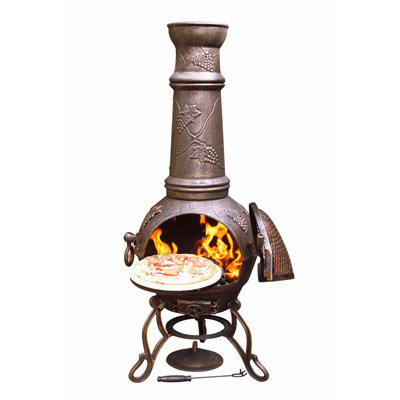 Toledo Cast Iron Smokeless Chimnea