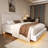 Boucle Floating Bed With Light,Queen