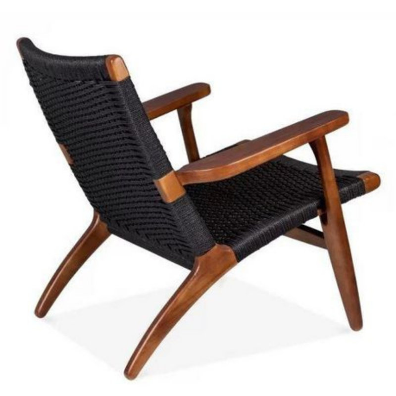 Méridienne large 27,5 po Oppice, Noir, Brun