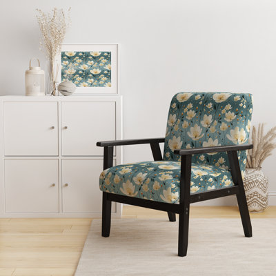Fauteuil d'appoint rembourré Essence Petals