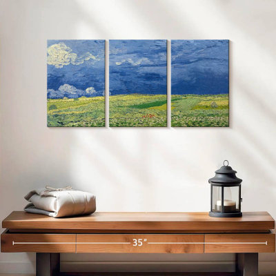 Alvord Wheatfields Under Thunderclouds
