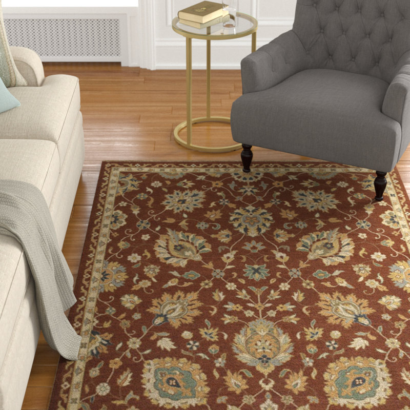 Keiser Wool Floral Indoor Rug, Rectangle 12' x 17'6"