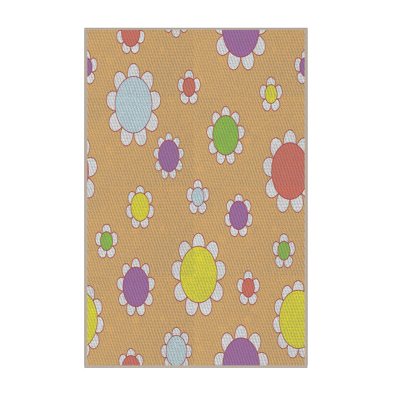 Tapis orange Neema, Rectangle 6 pi x 9 pi