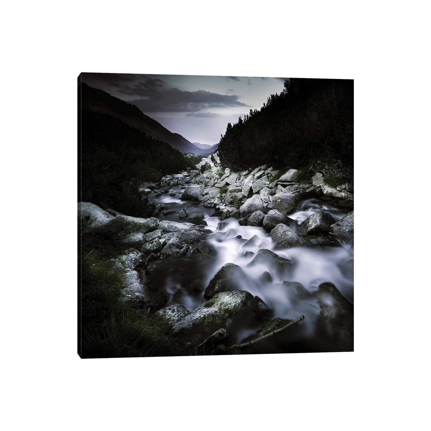 Mini Canvas  Flowing Waters Art