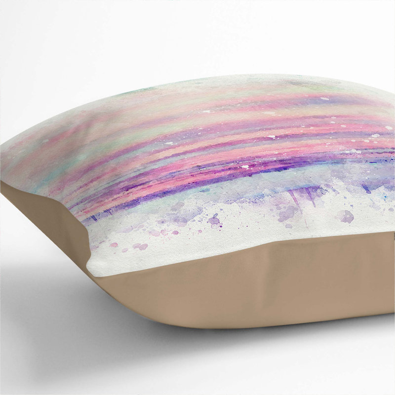 Pastel Sky Cushion with Filling, 55cm H x 55cm W x 20cm D, Stone