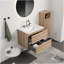 Meuble-lavabo mural avec lavabo en céramique