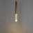 Filmon 1 - Light Gold LED Single Pendant-634090504-634090511