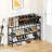 3-Tier Free Standing Boot Rack And Shoe Organizer - Heavy Duty Metal Storage For Tall Boots, Sneakers, And Footwear - Holds Up To 10 Pairs With Ventilated, Space-Saving Design-522494166-522494171