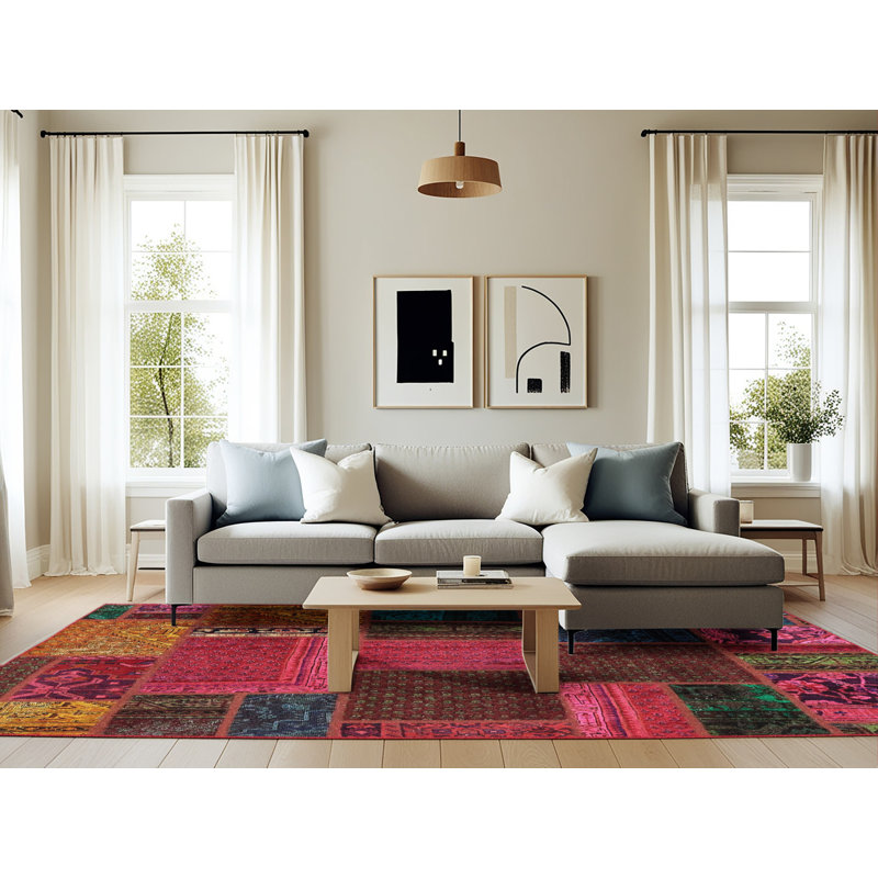 Abstract Indoor Rug, Rectangle 6' x 9'