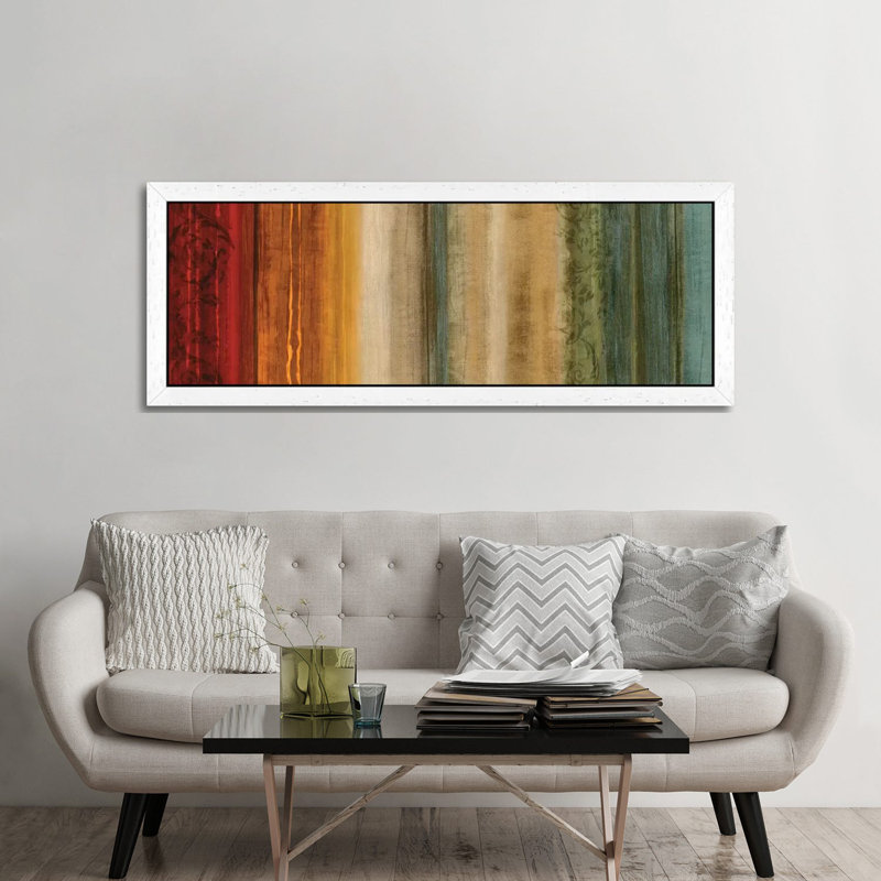 Nuanced I by Brent Nelson - Panoramic Print on Canvas, 182.88 cm H x 60.96 cm W, White Floater Framed