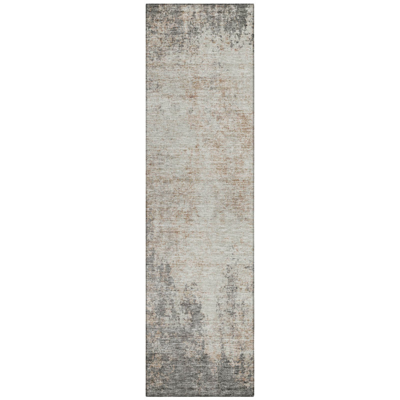 Aleighna Area Rug with Non-Slip Backing, Runner 2'3" x 7'6"