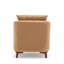 Upholstered Barrel Chair with Footstool-1488768570