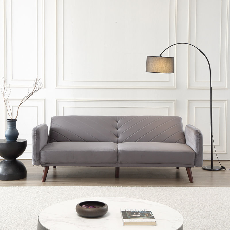 Siglinde 3 Seater Velvet Sofa Bed