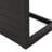 Modern Matte Black Side Table With Aluminum Support Outdoor In Black, Constructed