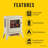 duraflame® Infrared Stove Heater with 3D Flame® Effect and Remote-126677380