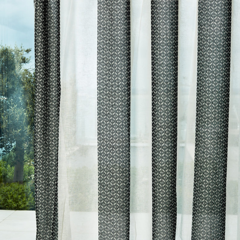 Ether Fabric, Chalk/Black Earth